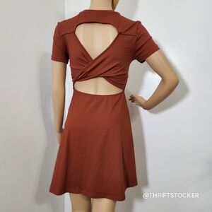 HALARA Cut Out Flare Mini Dance Active Dress